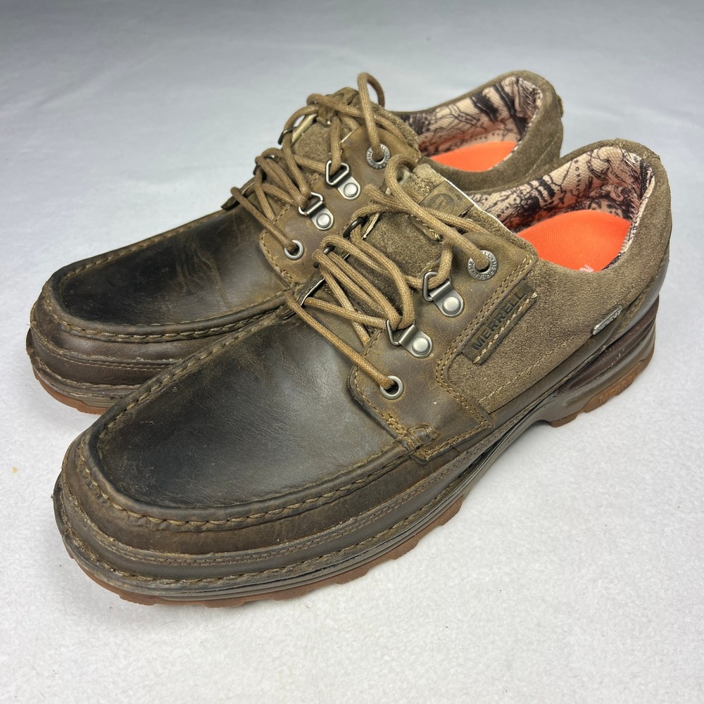 Merrell Kangaroo Oxfords Shoes Men 12 Leather Suede Waterproof M Select DRY